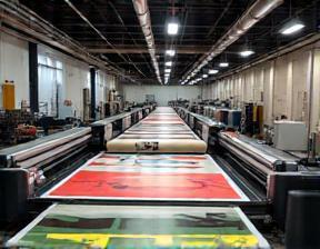 Impression grand format d'affiches et kakémonos dans l'atelier