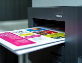Impression numérique de flyers à haute définition